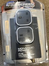 Monster HTS200 FlatScreen Home Theater Power Center Clean Surge Protector New