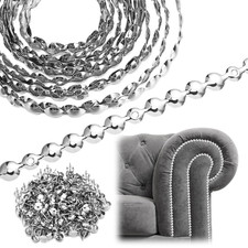 32.8Ft D11Mm Upholstery Tack Strip Antique Silver Decorative Nailhead Trims