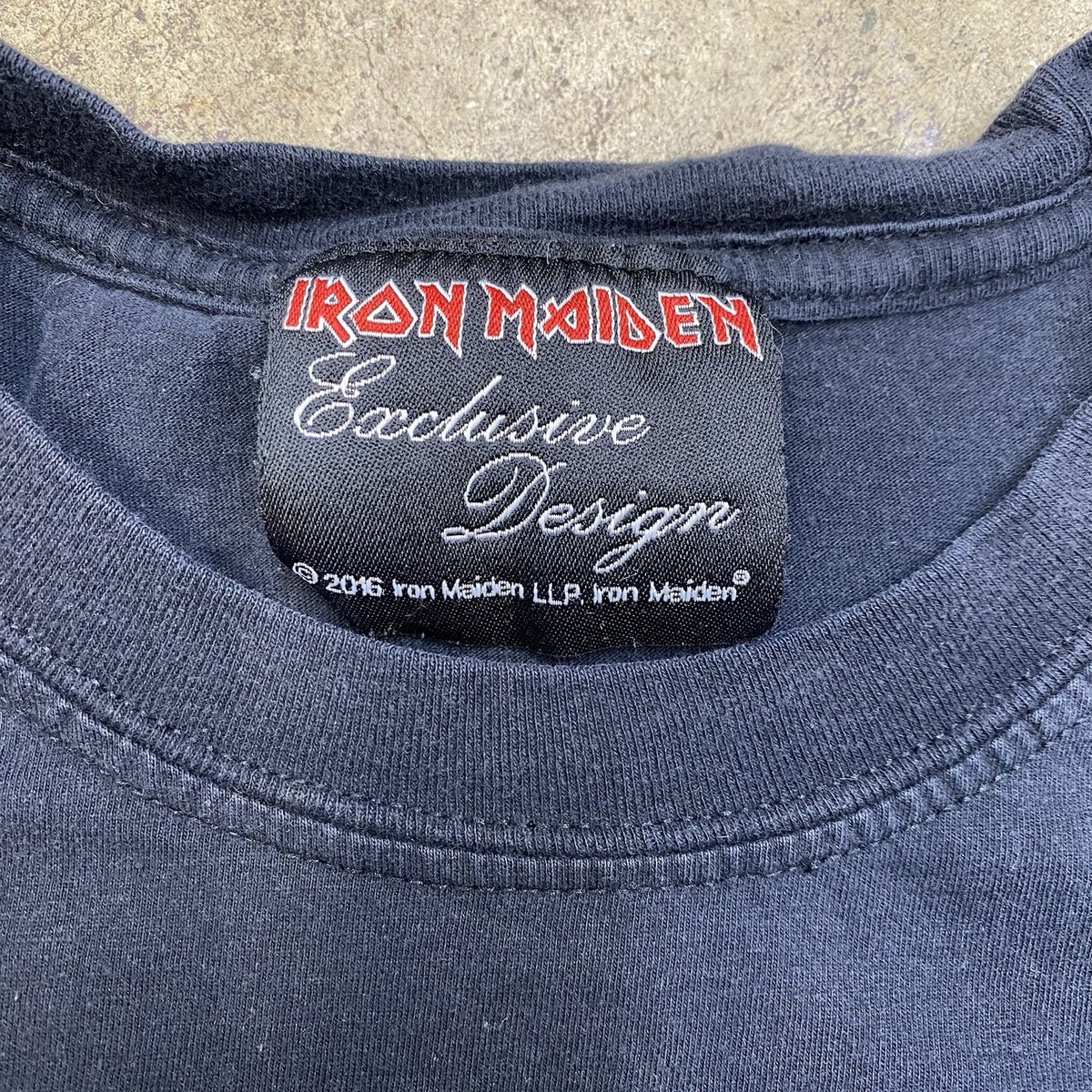 Iron Maiden 2016 Book Of Souls Tour Shirt Large Los Angeles Forum