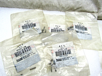 (Lot of 5) Morse Rexnord #41 Roller Chain Offset Link Half Link