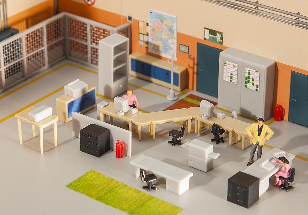 Faller 180454 - 1/87 / H0 Office Furniture - New