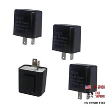 4 PCS Car Flasher Relay, Adjustable 12V 2 Pin Blinker Relay, Turn Signal
