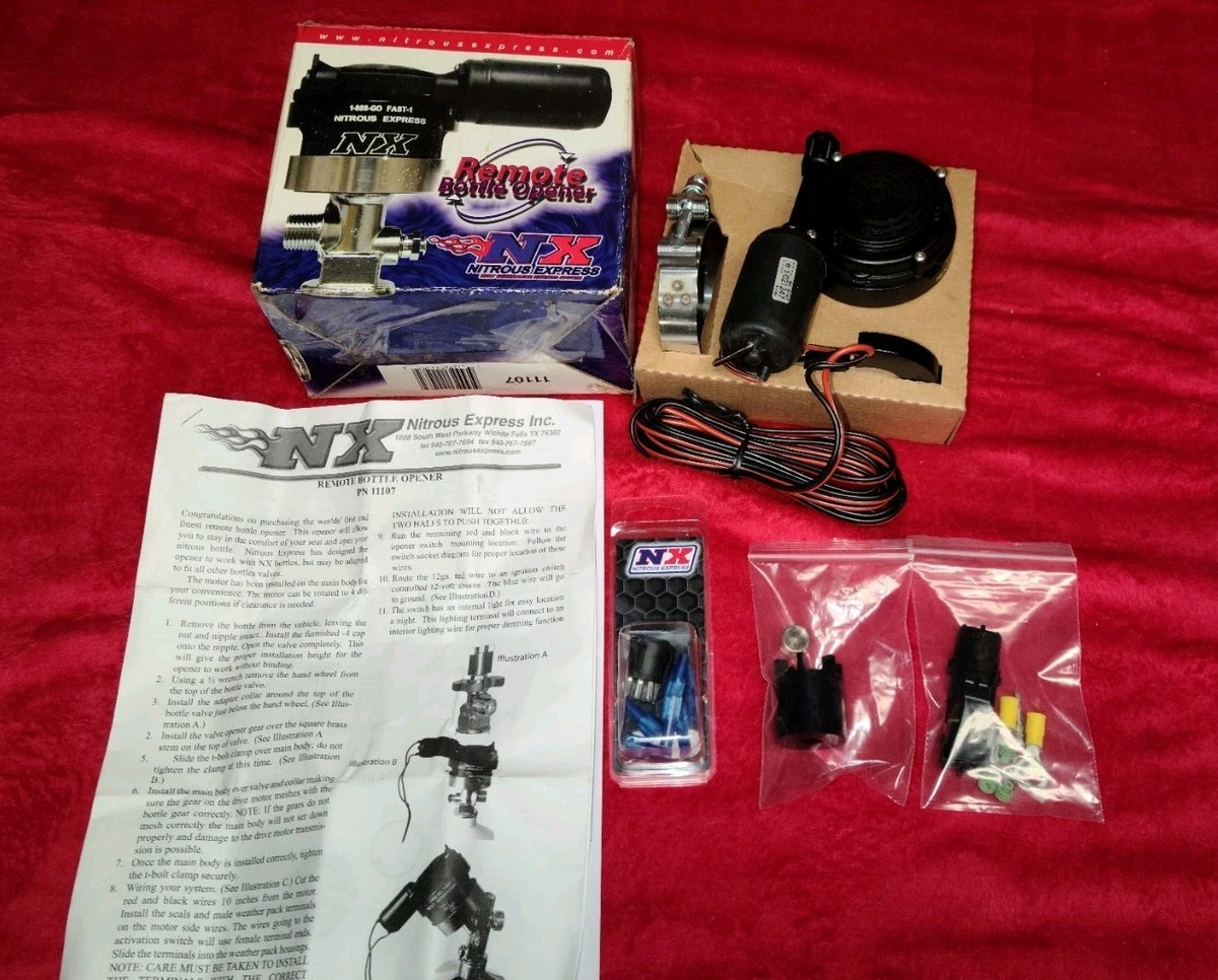 ベッド NEW* Nitrous Express Automatic Remote Bottle Opener Kit NX-11107