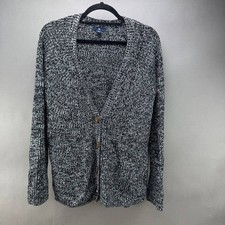 GAP Womens Gray Cardigan Sweater Size S