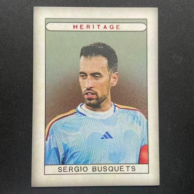 2024 Futera Unique Sergio Busquets Heritage Red 1/10 Spain 5V177