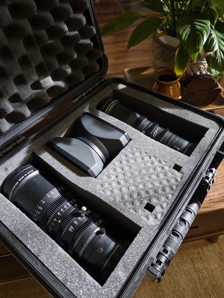 Lentes de cine Fujinon MK 18-55 y 50-135 mm T2,9 (montaje RF) con estuche Pelican Foto 3 de 4