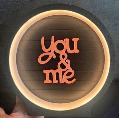 3D You & me mit Beleuchtung