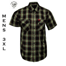 DIXXON FLANNEL - SPRINGWOOD SLASHER BAMBOO Shirt SS - Men's 3XL - Horror ELM ST.