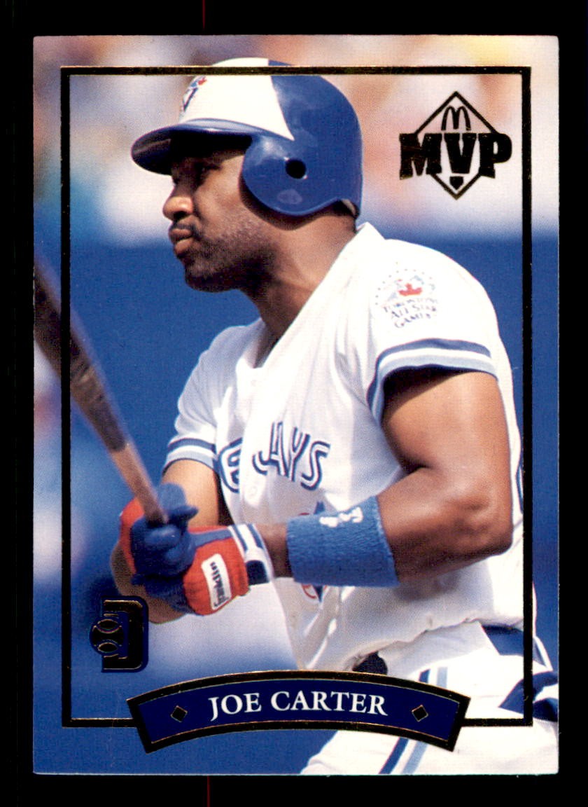 1992 Donruss McDonald's MVP #2 Joe Carter Blue Jays Gold