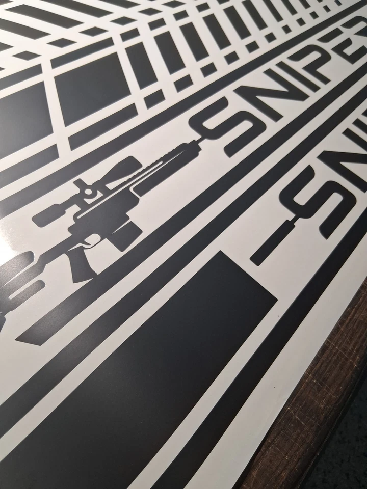 适合 HUMMER H1 零件侧狙击贴花贴纸配件车轮 Alpha Duramax — 第 2/2 张图片