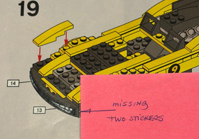 LEGO 8160 SPEED RACER Cruncher Block & Racer X  MINIFIGURES Manual no stickers