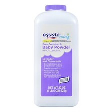 Equate Baby Lavender Chamomile Hypoallergenic Cornstarch Baby Powder 6 Ounce