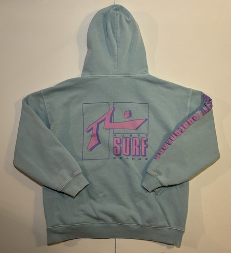 Men’s S Rusty Surf Board Hoodie Sweatshirt Skate Grunge Hipster Before Crowds