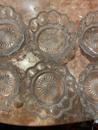 set of 6 vintage glass bowls - Picture 3 of 7