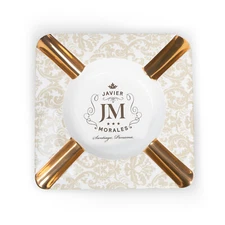 Large 4 Cigar Ashtray Ceramic Ashtray for Patio 