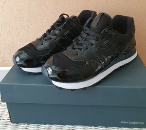 New Balance WL574 TA2 Glossy Pack (Black) WL574TA2