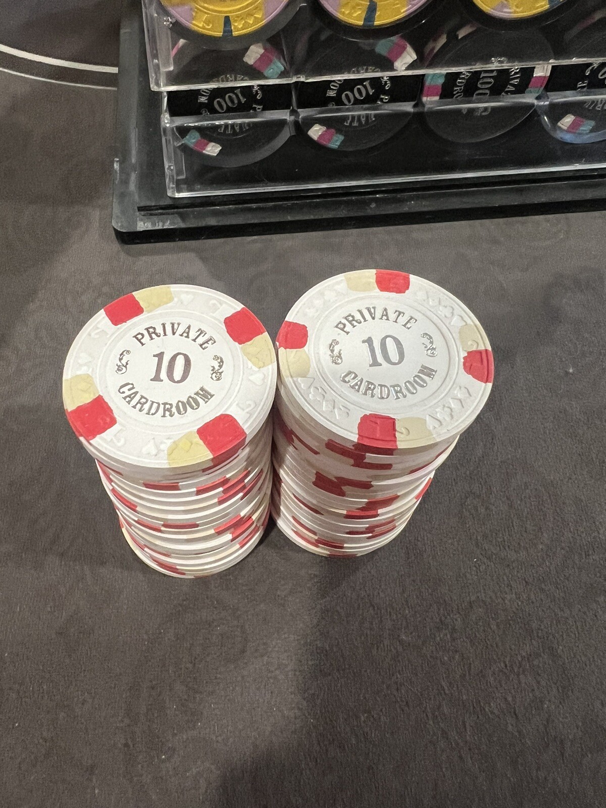 Jetons de Poker EAST MC GOLD BLEU 10