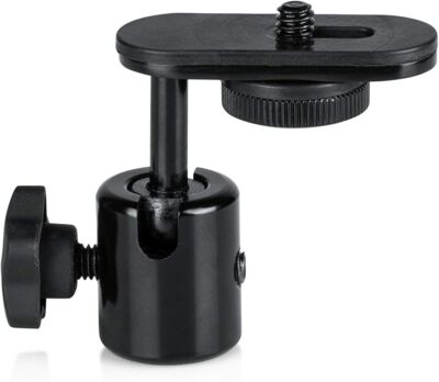 Gator Frameworks Camera Mount Mic Stand Adapter with Ball-and-Socket Head