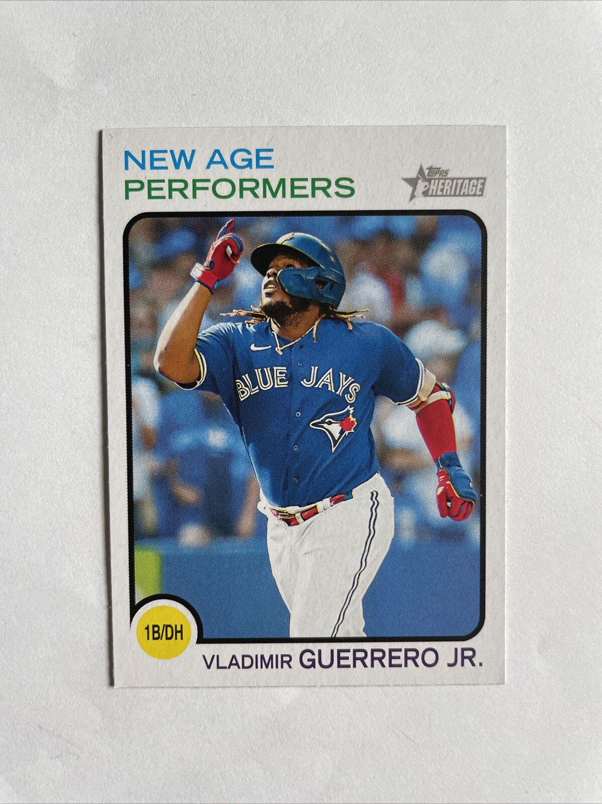 2022 Topps Heritage NAP-3 Vladimir Guerrero Jr New Age Performers Blue Jays Card