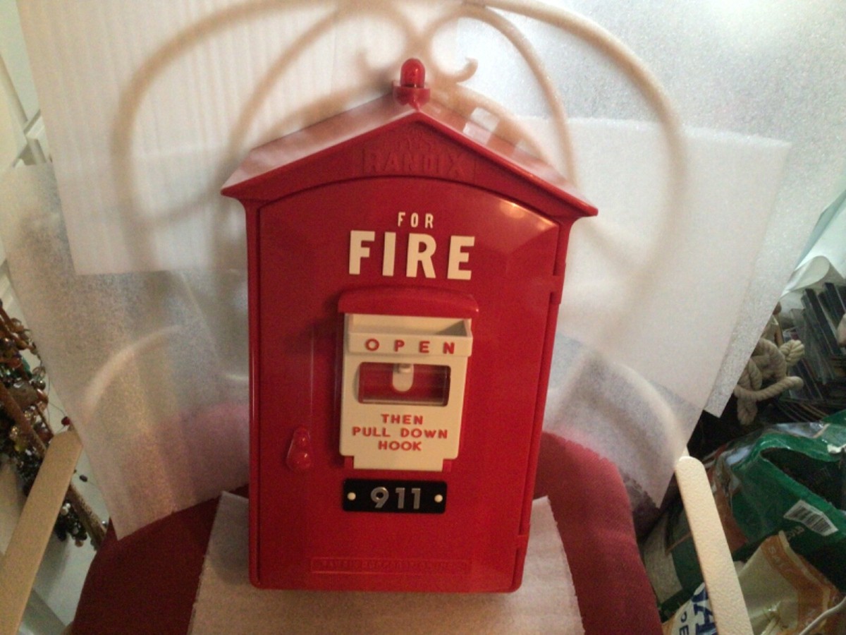 Randix Red Fire Box Touch Tone Telephone FB-911 VINTAGE NEW