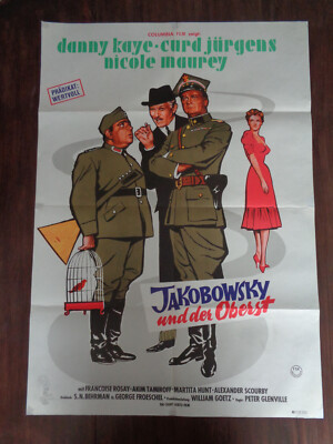 Filmplakat A1  EA  Jakobowsky und der Oberst / Me and the Colonel 5.  Danny Kaye