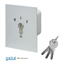 Schlüsselschalter Schalter UP Unterputz rastend EIN AUS AN AUS geba S-EPZ 1-1R/2