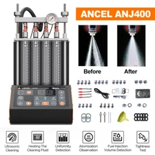 ANCEL ANJ400 Auto Fuel Injector Cleaner Tester Nozzle Ultrasonic Cleaning Tool