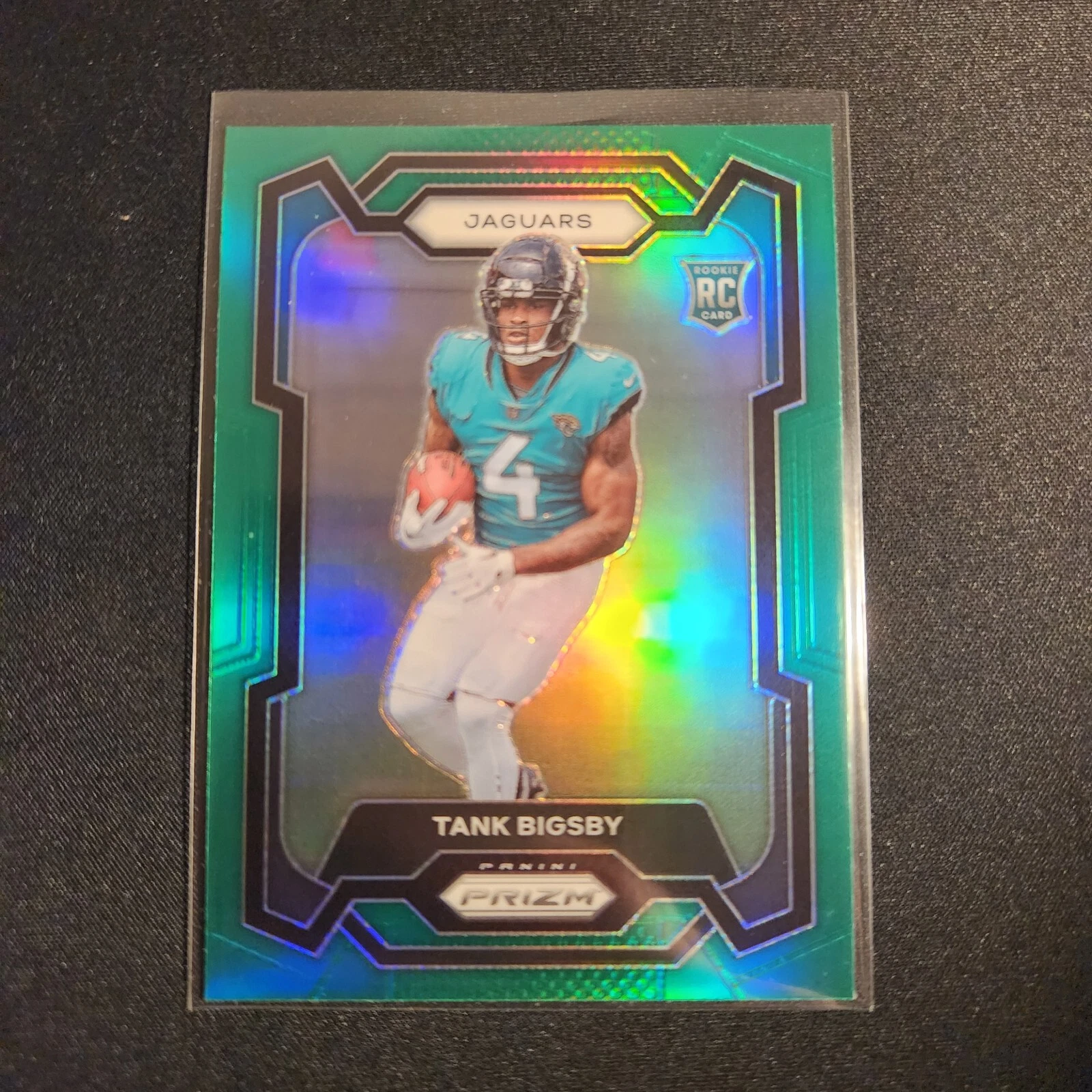 2023 PANINI PRIZM FOOTBALL TANK BIGSBY GREEN PRIZM ROOKIE Jaguars #348   L14