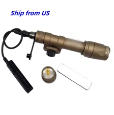 Tactical Airsoft M600C Hunting Scout Flashlight Picatinny Mounted Torch Light