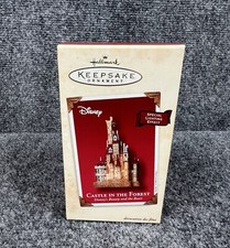 Castello nella Foresta Disney La Bella e la Bestia Punzone Ornamento 2002 Belle