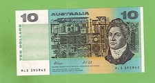#D177.  AUSTRALIAN UNCIRCULATED 1991 TYPE FRASER / COLE TEN DOLLAR MLS 395945