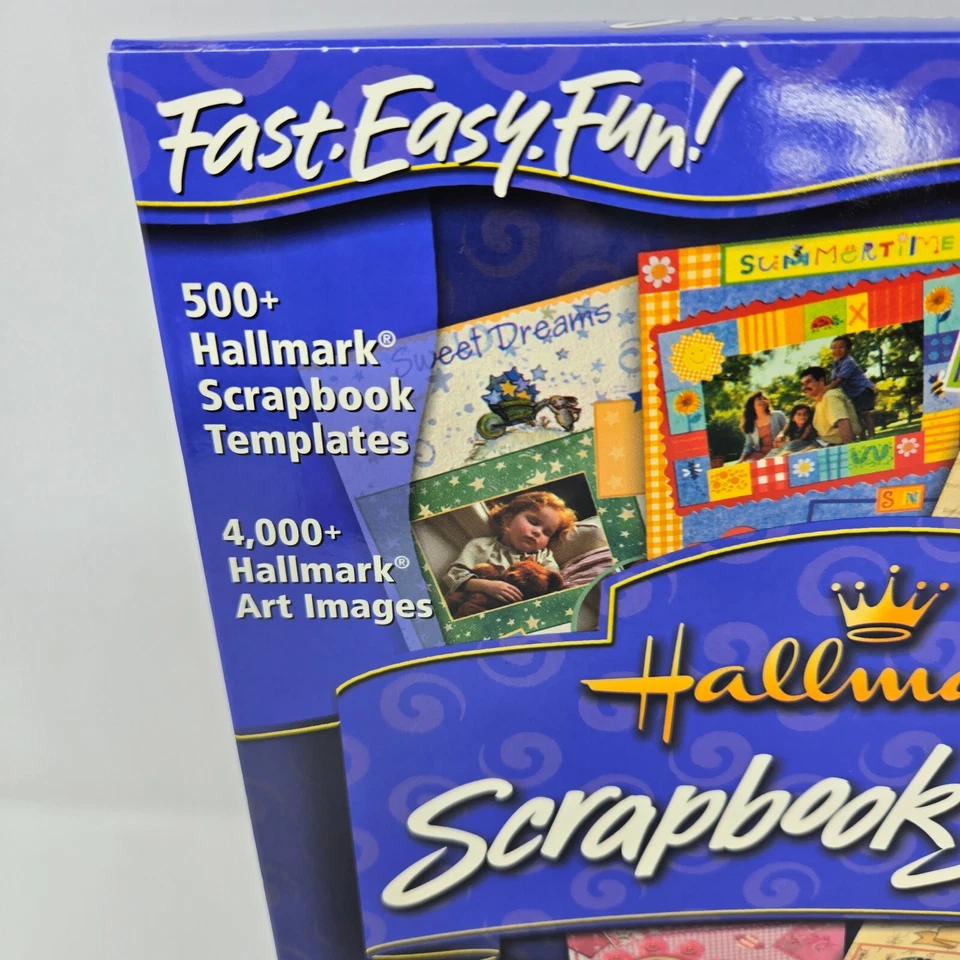 Hallmark Scrapbook Studio 2001 Windows 95 98 XP Sealed CD-ROM Original Box - Image 3 of 4