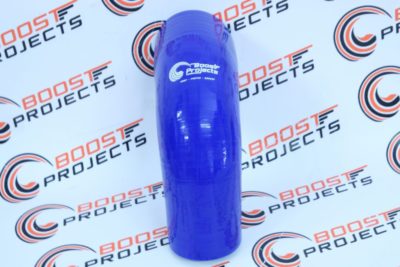 Boost Projects 2.50  To 3.00  ID - 4.68  long 90 Degree Elbow Silicone Hose Blue