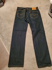 LEVI LEVI'S 505 STRAIGHT FIT Mens blue jeans W32 L32