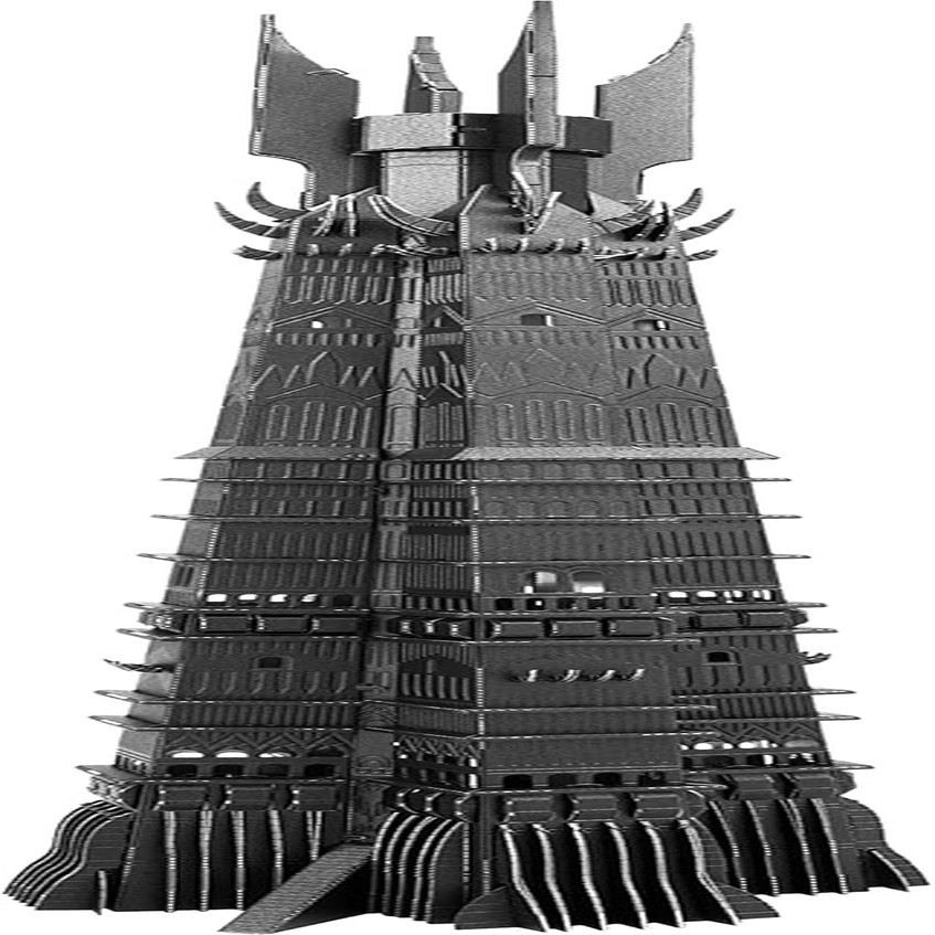 Premium Series Lord of the Rings Orthanc 3D Metal Model Kit
