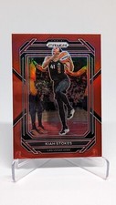 Kiah Stokes 2023 Panini Prizm WNBA Red #/199 #34 Las Vegas Aces