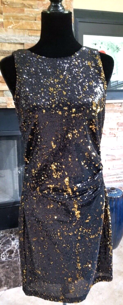 navy blue dress for baby girl Zara Gold Sequin Dress by Zara