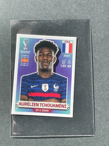 Panini FIFA World Cup Qatar 2022 Stickers AURELIEN TCHOUAMENI Rookie RC FRANCE