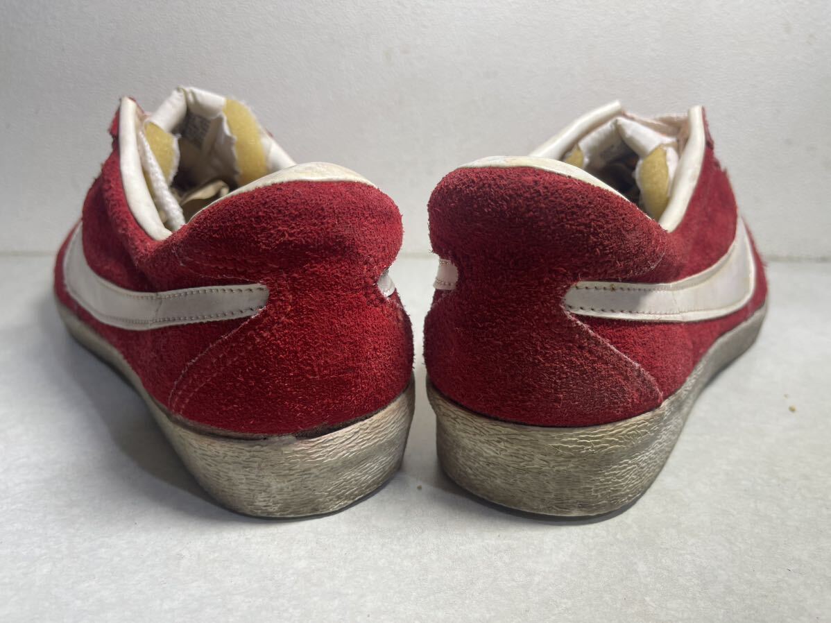 Nike Bruin Suede Red x White US11 70s Vintage Original Used Nike Bruin Suede Red x White US11 70s Vintage Original Used