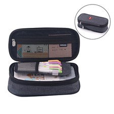 Large Capacity School Pencil Stationery Zipper Pocket Office Storage L1M7