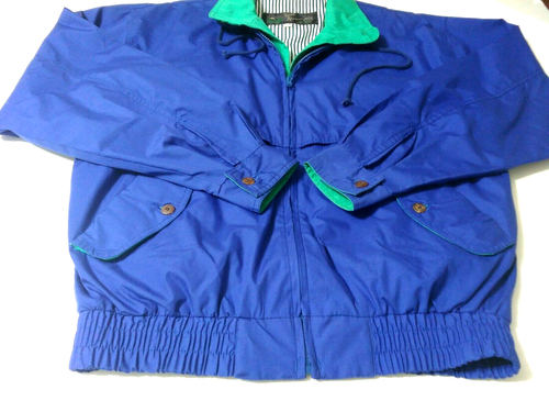Lifes Adventures Dash Jacket Windbreaker Small Vintage Blue Retro Men's - Picture 10 of 11