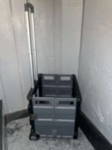 Heavy Duty Carry All Easy Folding Cart 16”tall-15”deep-17”wide-handle Extend-23” - Picture 2 of 10