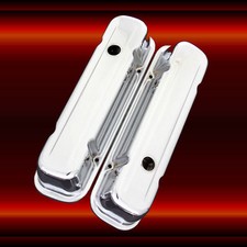 Valve Covers Tall For Pontiac 326 350 400 428 400 455 Chrome