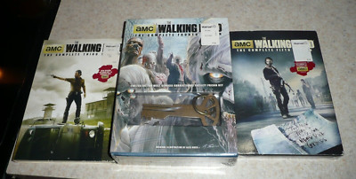 The Walking Dead: Season 4 (DVD Set W Prison Key AMC Box Set - Plus Season 3 + 5