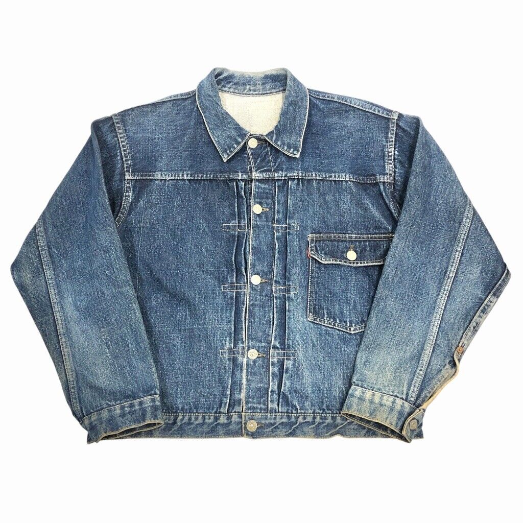 Levi's 506XX Denim Jacket 50s Vtg One-Sided Tab Pin-Stitched Levi's 506XX Denim Jacket 50s Vtg One-Sided Tab Pin-Stitched