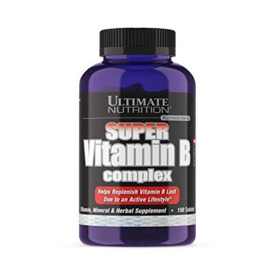 Ultimate Nutrition Vitamin B Complex Vitamin, for Eye and Heart Health