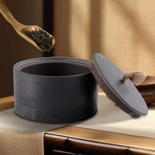 16.9 FL Oz Ceramic Coffee Tea Canister 500ml Retro Kitchen Ceramic Canister C...