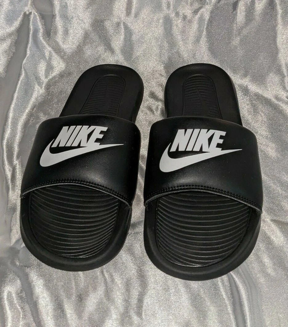NIKE Donna Victori One Slide Nero Bianco CN9677 005 Donna 8