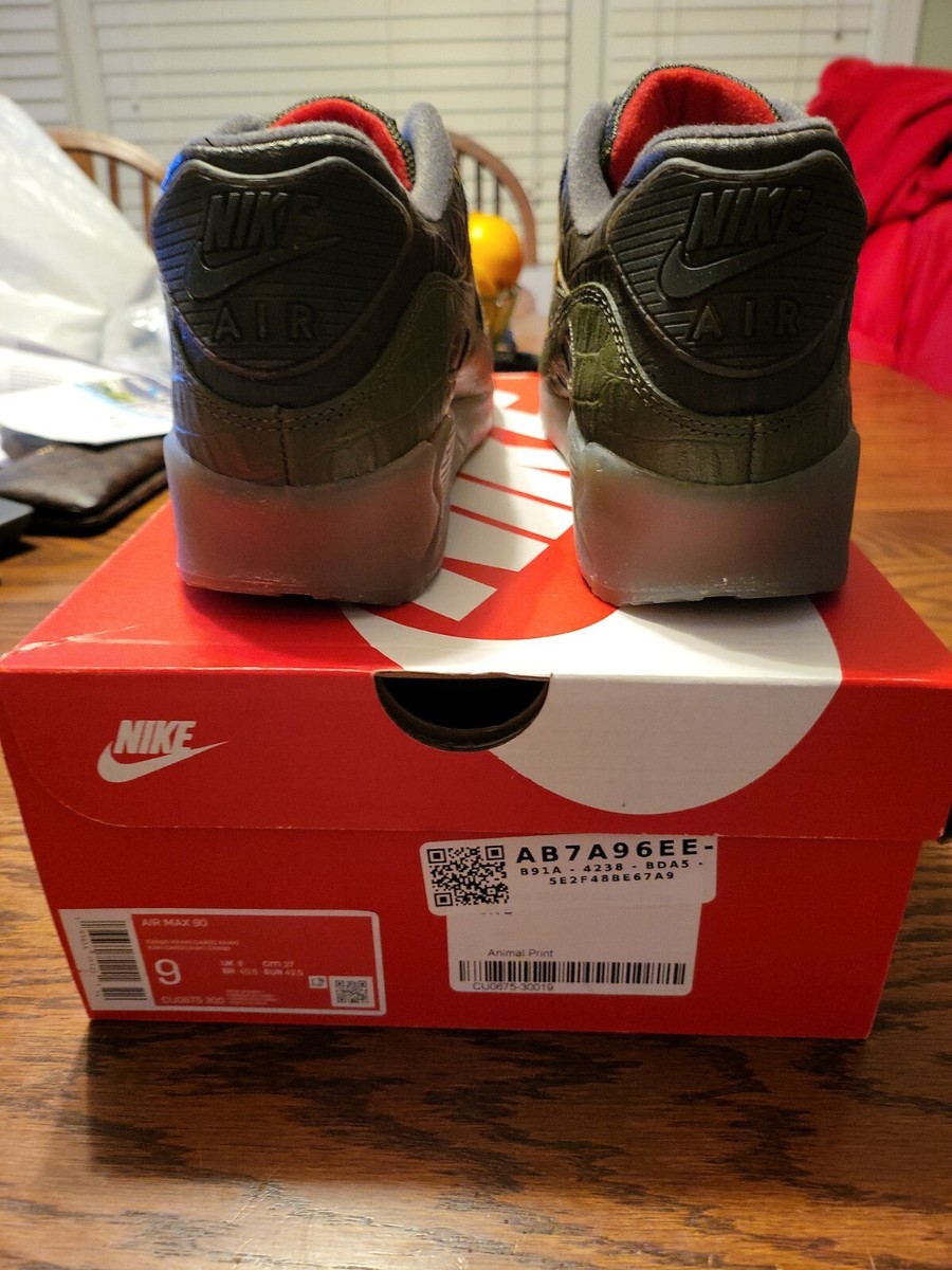 Nike Air Max 90 Crocodile Croc Camo Cargo Khaki University Nike Air Max 90 Crocodile Croc Camo Cargo Khaki University