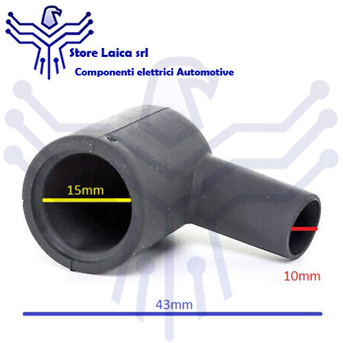 CAPPUCCIO CUFFIA PROTETTIVO CAVI  ELETTRICI IN GOMMA HELLA 9GT 137.236-007  1PZ